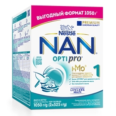 Смесь NAN Optipro 1 Сухая молочная, 1050г