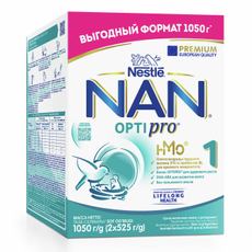 Смесь молочная детская NAN 1 Optipro с рождения, 1.05кг