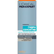 Крем после бритья L'Oreal Paris Men Expert Гидра сенситив для чувствительной кожи, 75мл