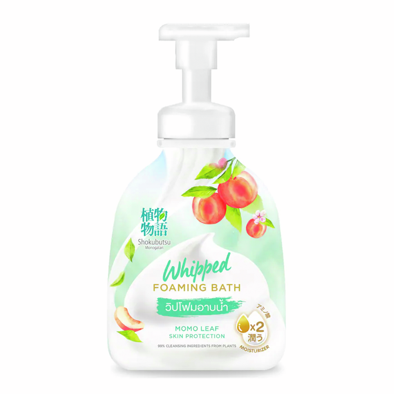 Гель-пена для душа Lion Thailand Shokubutsu с экстрактом момо, 450мл