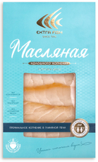 Рыба Экстра Фиш масляная ломтики-филе холодного копчения, 100г