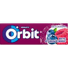 Жевательная резинка Orbit Ягодный микс, 14г