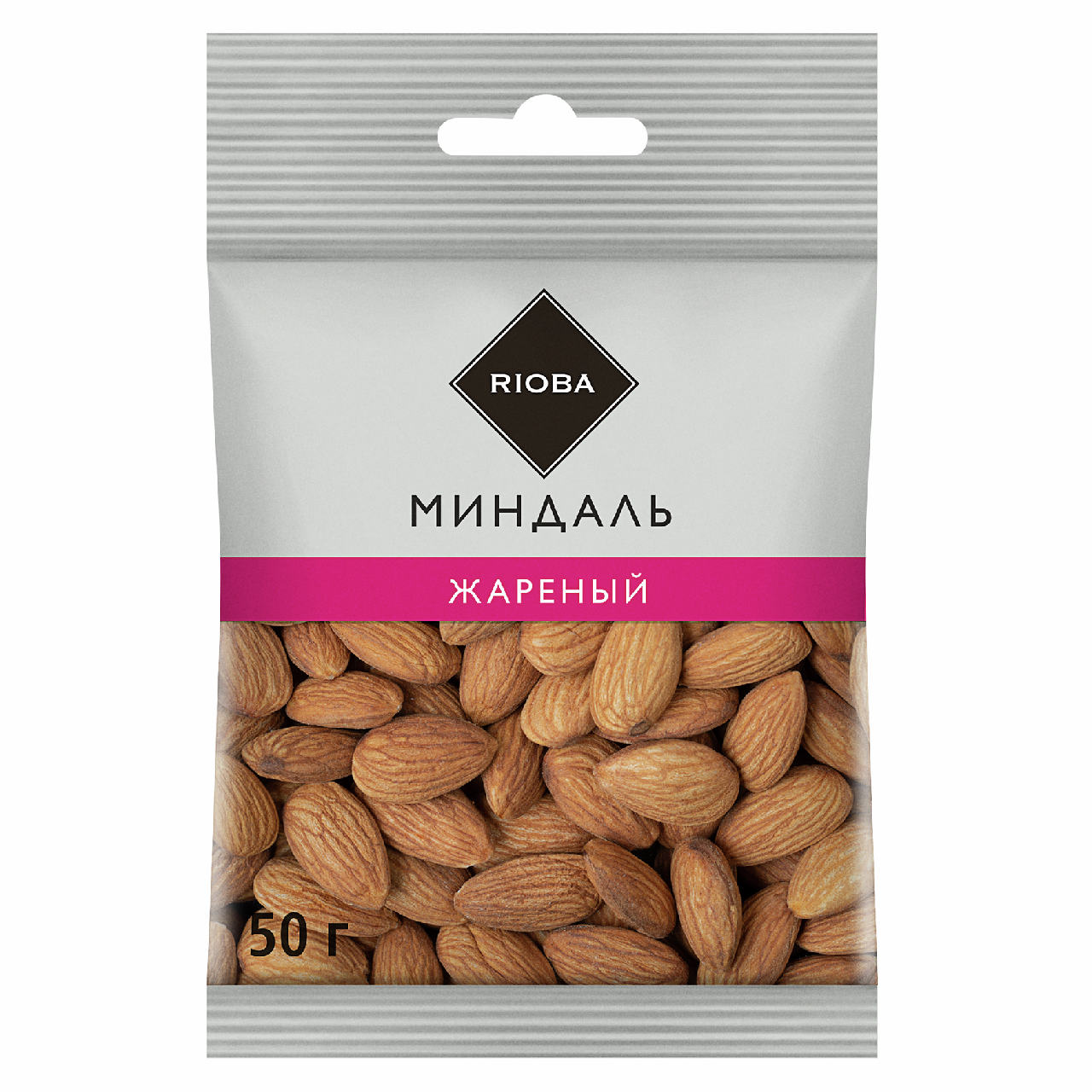 RIOBA Миндаль жареный, 50г