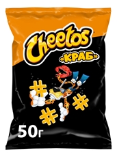Снеки кукурузные Cheetos Краб, 50г
