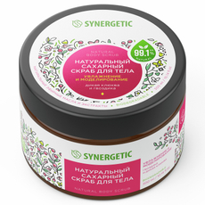 Скраб для тела Synergetic Гвоздика и дикая клюква увлажнение и моделирование, 300мл