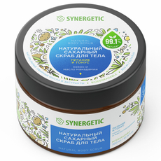 Скраб для тела Synergetic Кокос и масло макадамии питание и тонус, 300мл