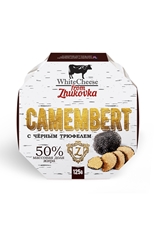 Сыр Whitecheese from Zhukovka Камамбер с черным трюфелем 50%, 125г