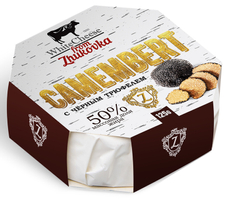 Сыр Whitecheese from Zhukovka Камамбер с черным трюфелем 50%, 125г