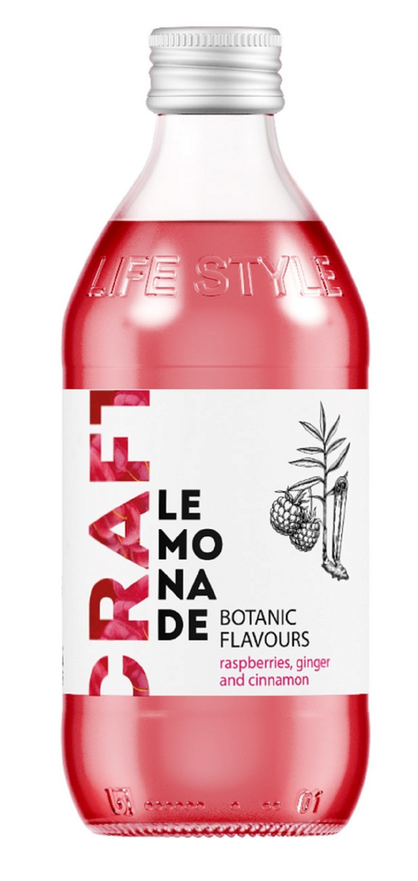 Изображение товара Лимонад Star Bar Craft малина-имбирь-корица, 330мл