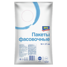 aro Пакет фасовочный 8мкм 18 х 27см, 1000шт