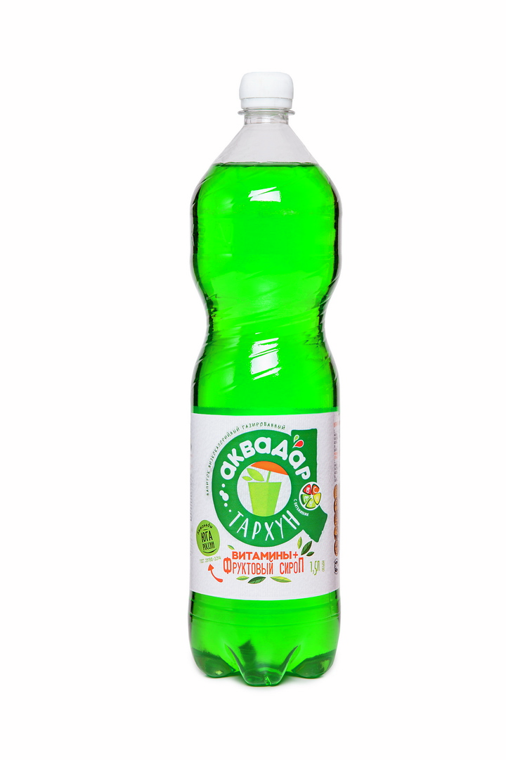 Напиток Аквадар Тархун газированный, 1.5л