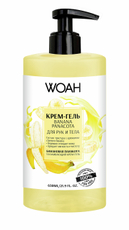 Крем-гель Woah для рук и тела банановый пудинг, 650мл