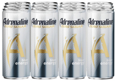 Энергетический напиток Adrenaline Rush Silver Energy Zero Sugar, 449мл х 12 шт