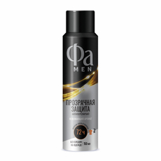 Антиперспирант-спрей Фа Men Прозрачная защита Освежающий аромат, 150мл