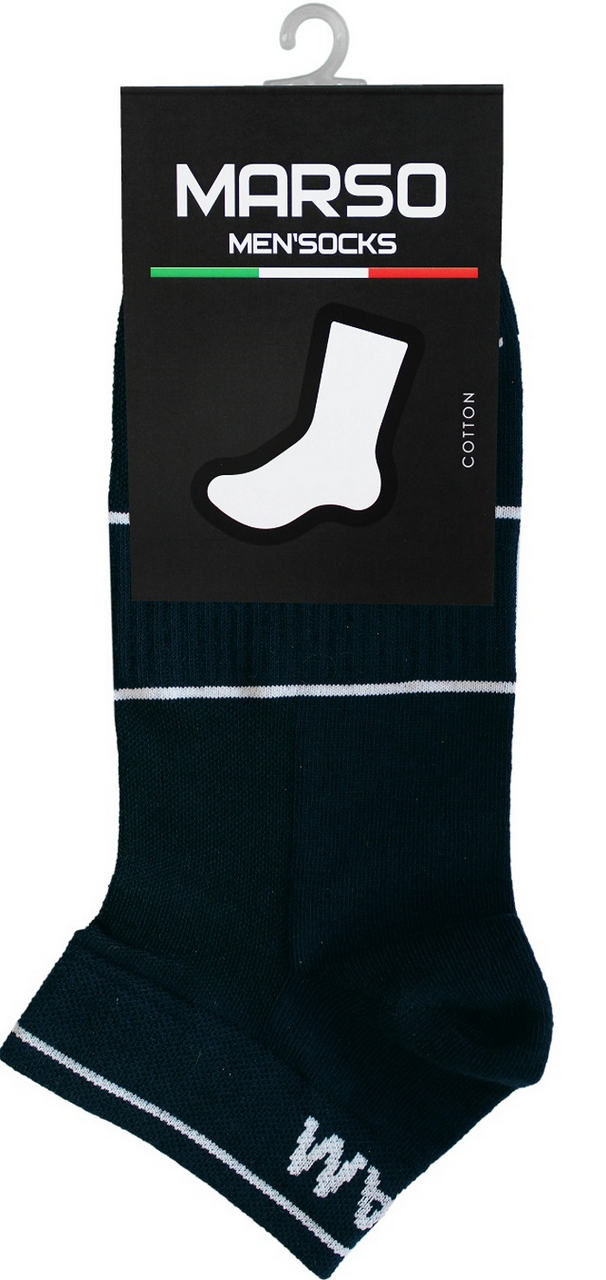 Носки мужские Marso Sport НМC-0002 хлопок-полиамид синие, 39-41