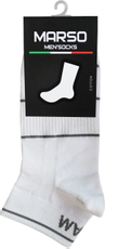 Носки мужские Marso Sport НМC-0002 хлопок-полиамид белые, 42-44