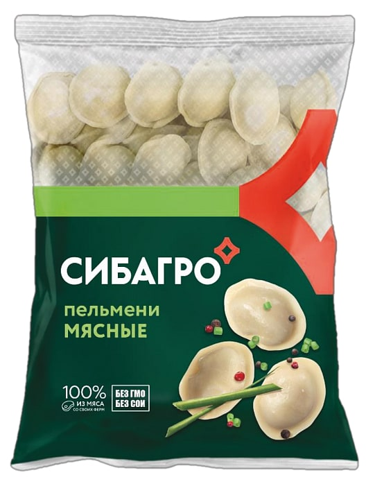 Пельмени Сибагро Мясные, 900г