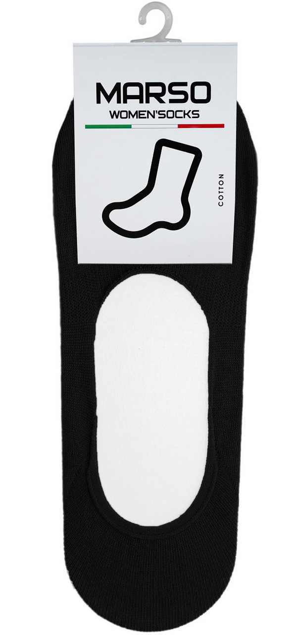Подследники женские Marso Гладь М-305 хлопок-полиамид черные, 35-37