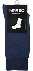 Носки мужские Marso Гладь НММ-0001 хлопок-полиамид синие, 42-44