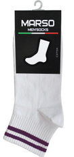 Носки мужские Marso Sport НМC-0131 хлопок-полиамид белые синие, 39-41