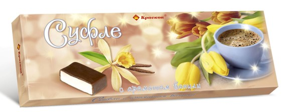 Набор конфет Краскон Суфле с ароматом ванили, 150г