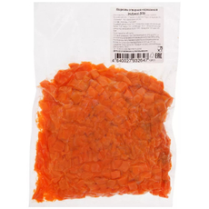 Морковь отварная кубики, 500г