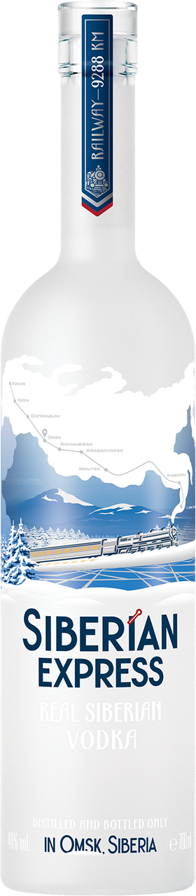 Водка Siberian Express 0.7л купить по выгодной цене, самовывоз алкоголя ...