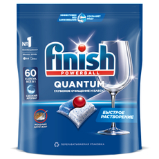 Капсулы для посудомоечных машин Finish Quantum, 60шт