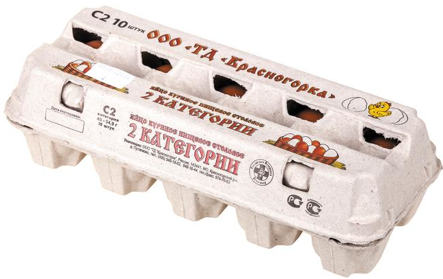 Яйцо куриное Окинский столовое С2, 10шт