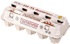 Яйцо куриное Окинский столовое С2, 10шт