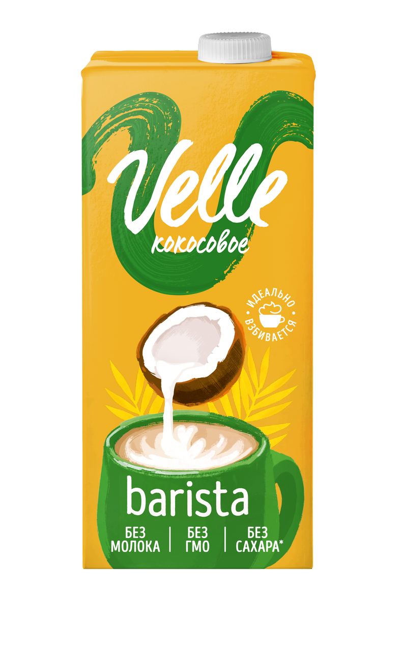 Напиток растительный кокосовый Velle Barista, 1л