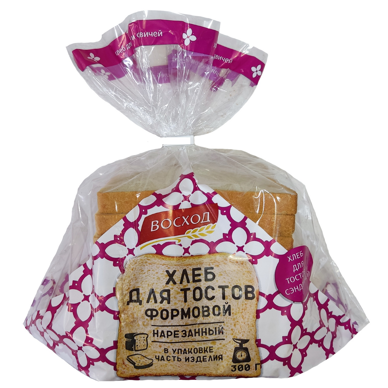 Хлеб Восход Пшеничный для тостов, 300г