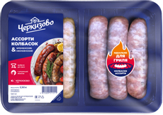 Ассорти колбасок Черкизово Бременские и Мюнхенские, 400г