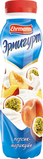 Йогурт питьевой Эрмигурт персик и маракуйя, 290г