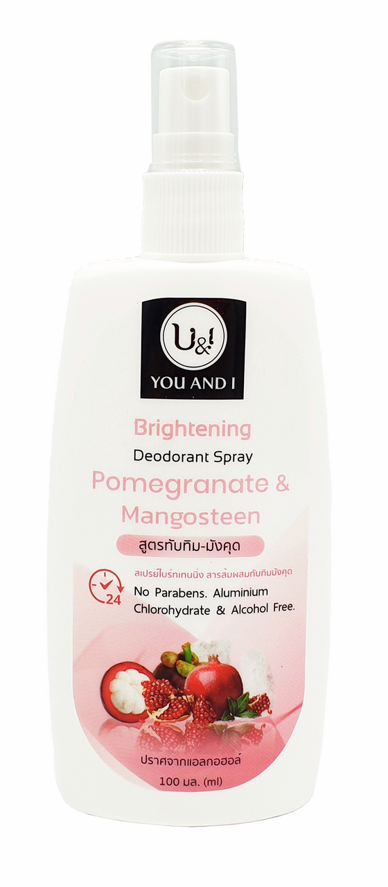 Дезодорант-спрей U&I Brightening Pomegranate & Mangosteen, 100мл