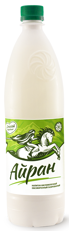 Напиток кисломолочный Айран РЗПС газированный 0.1%, 1л