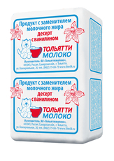 Десерт молочный Тольяттимолоко с ванилином 30%, 100г