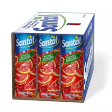 Напиток сокосодержащий Santal Красный сицилийский апельсин, 1л x 12 шт