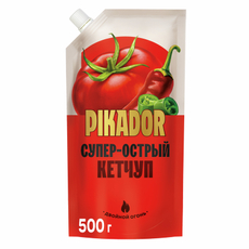 Кетчуп Pikador Супер Острый, 500г