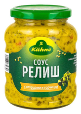 Соус Kuhne Релиш с огурцами и горчицей, 350г
