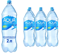 Вода Aqua Minerale питьевая негазированная, 2л x 6 шт