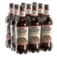 Квас Хлебный край Белорусский рецепт, 1.25л x 9 шт