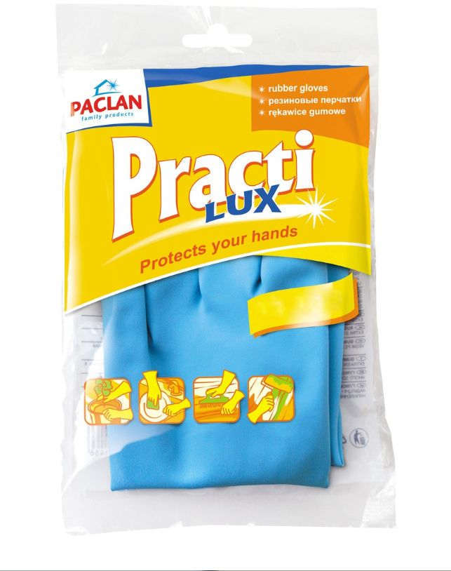 Paclan Перчатки резиновые Practi Lux М купить с доставкой на дом, цены ...