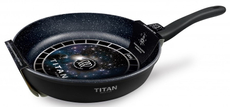 Сковорода с ручкой Нева металл посуда Titan space индукция, 26см