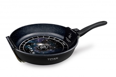 Сковорода с ручкой Нева металл посуда Titan space, 28см