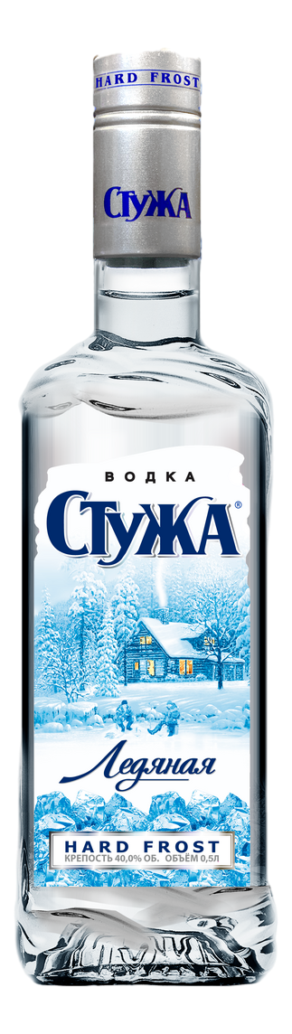 Изображение товара Водка Стужа Ice 0.5л премиум класс чистая и насыщенная