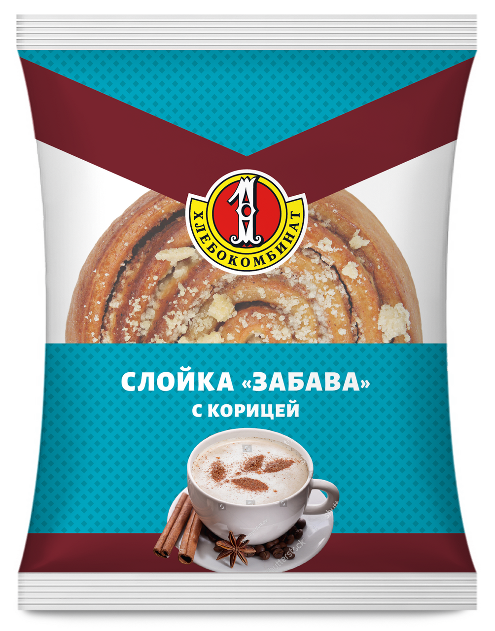 Слойка Первый хлебокомбинат с корицей, 100г