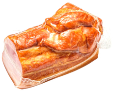 Грудинка Козелки Домашняя варено-копченая, ~350г