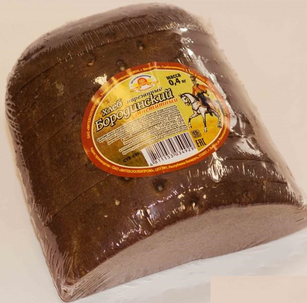 Хлеб Каравай Придвинья Бородинский столовый нарезной, 400г