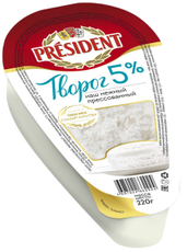 Творог President 5%, 220г